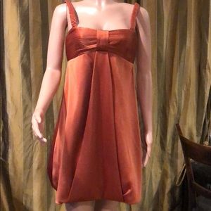 Baby doll looking BCBG MaxAzria dress in orange